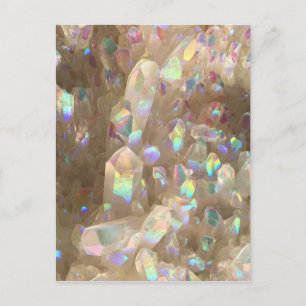 Unicorn Horn Aura Crystals Postcard