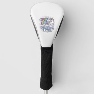 Unicorn Horn First Questions Later Adorable Sticke Golf Head Cover