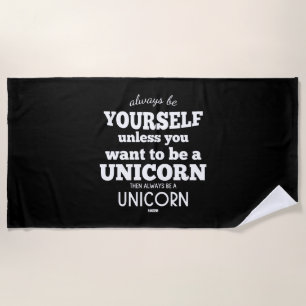 Unicorn horse mythical creatures Pony Unicorn Beach Towel