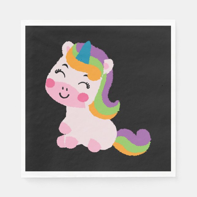 Unicorn Horse Napkin (Front)