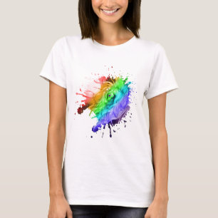 unicorn horse pony equine pegasus rainbow wings T-Shirt
