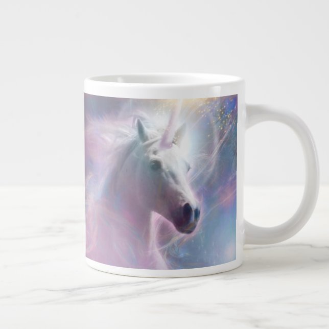 Unicorn Horse SHAFIRE Large Coffee Mug (Right)