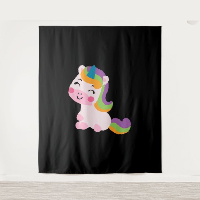 Unicorn Horse Tapestry (Front)