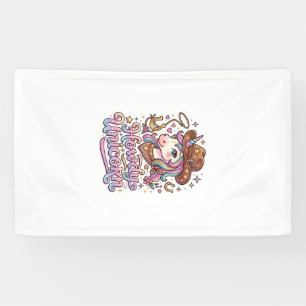 Unicorn Howdy Unicorn Gift Idea Sticker and Shirt Banner