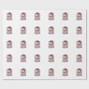 Unicorn Howdy Unicorn Gift Idea Sticker and Shirt  Wrapping Paper