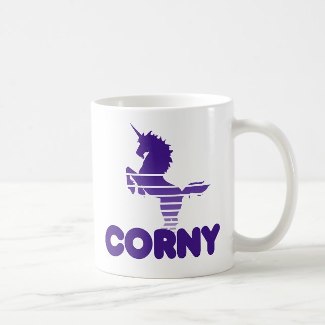 Unicorn Humour Coffee Mug (Right)