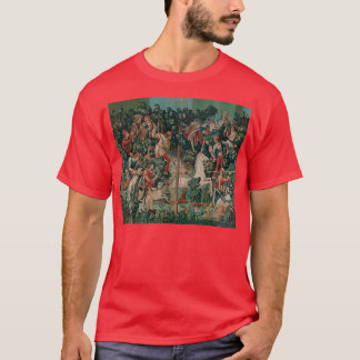 Unicorn Hunt Medieval Art Unicorn Is Attacked T-Shirt