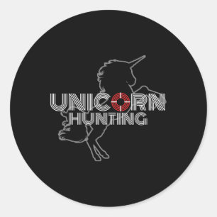 Unicorn Hunting Swingers  Classic Round Sticker