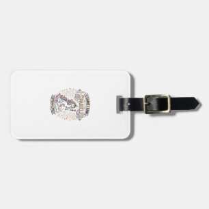Unicorn I Came I Saw I Sparkled Print Ready Market Luggage Tag