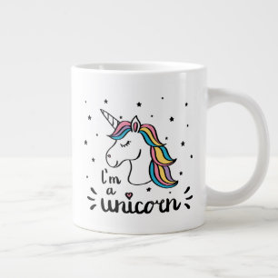Unicorn   I'm A Unicorn Large Coffee Mug