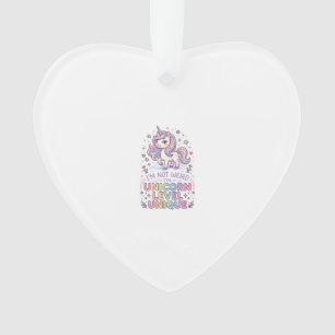 Unicorn I'm Not Weird I'm Unicorn Level Unique Ado Ornament