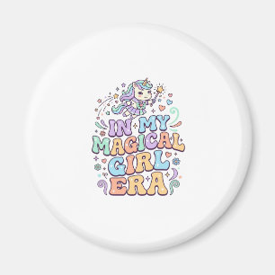 Unicorn In My Magical Girl Era Kawaii Sticker and Magnet