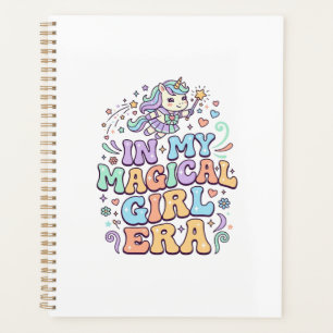Unicorn In My Magical Girl Era Kawaii Sticker and Planner