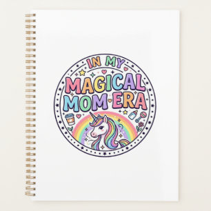 Unicorn In My Magical Mum Era Funny Shirt Graphic_ Planner