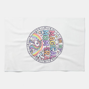 Unicorn In My Magical Mum Era Funny Shirt Graphic_ Tea Towel