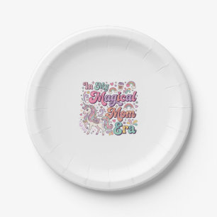 Unicorn In My Magical Mum Era Kawaii POD Artwork_1 Paper Plate