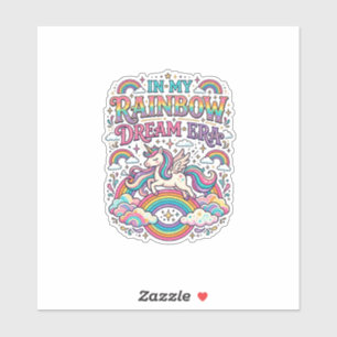 Unicorn In My Rainbow Dream Era Colourful Apparel 