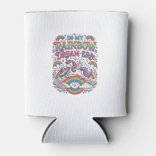 Unicorn In My Rainbow Dream Era Colourful Apparel  Can Cooler
