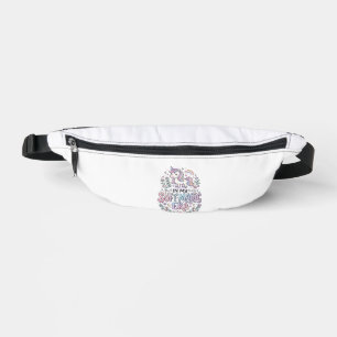 Unicorn In My Soft Magic Era Playful Typography De Bum Bags