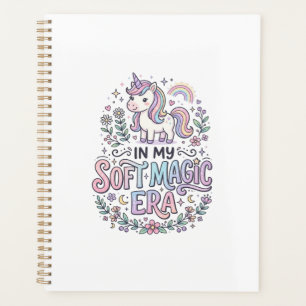 Unicorn In My Soft Magic Era Playful Typography De Planner