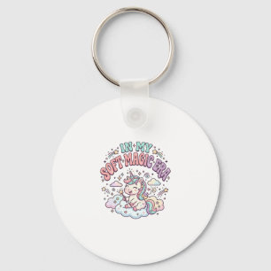 Unicorn In My Soft Magic Era Retro Style Product G Key Ring