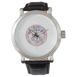 Unicorn In My Sparkle Era Funny Print on Demand De Watch