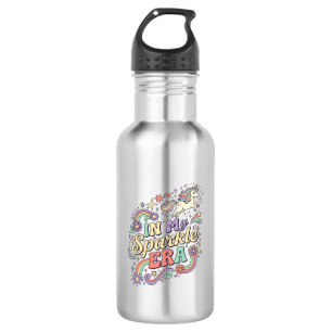 Unicorn In My Sparkle Era Kawaii Apparel Graphic_1 532 Ml Water Bottle