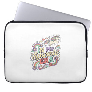 Unicorn In My Sparkle Era Kawaii Apparel Graphic_1 Laptop Sleeve