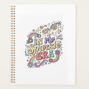 Unicorn In My Sparkle Era Kawaii Apparel Graphic_1 Planner