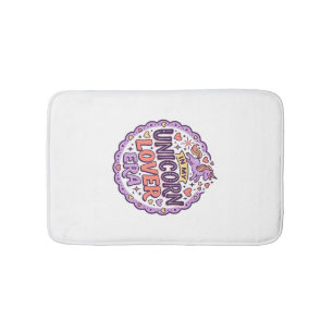 Unicorn In My Unicorn Lover Era Whimsical Merch De Bath Mat