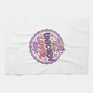 Unicorn In My Unicorn Lover Era Whimsical Merch De Tea Towel