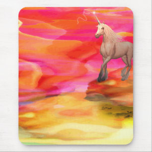 Unicorn in Painted Desert Mouse Mat