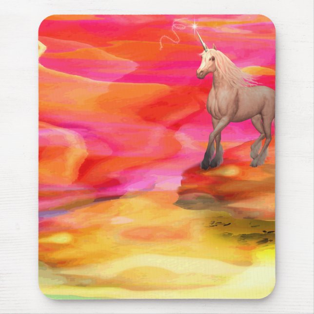 Unicorn in Painted Desert Mouse Mat (Front)