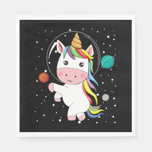 Unicorn In Space   Napkin