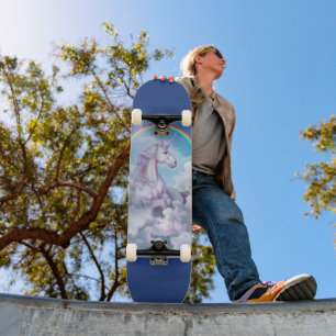 Unicorn in the Clouds Skateboard