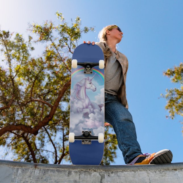 Unicorn in the Clouds Skateboard (Outdoor 1)