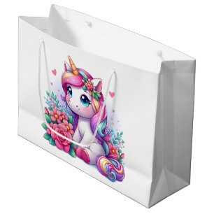 Unicorn In The Garden Large Gift Bag