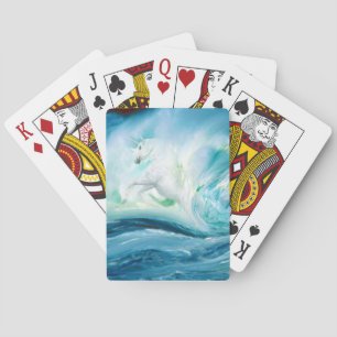 Unicorn in the Sea Fantasy Playing Cards