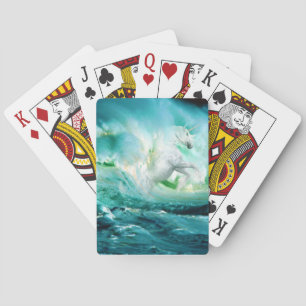 Unicorn in the Sea Fantasy Playing Cards
