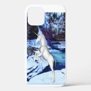 Unicorn in the Snow iPhone 12 Pro Case