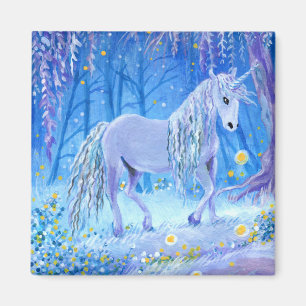 Unicorn in the Woods Magnet