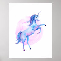 Unicorn in Watercolors