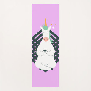 Unicorn in Yoga Pose Yoga Mat