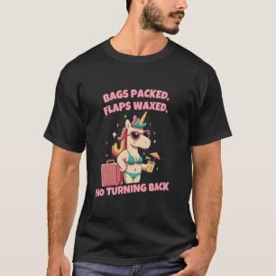 Unicorn Inappropriate Funny Travel Vacation Adult T-Shirt