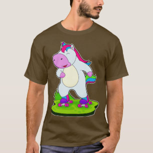 Unicorn Inline skating Roller skates T-Shirt