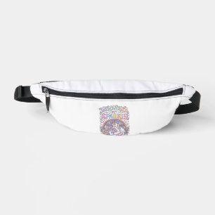 Unicorn Introverted but Sparkly Original White Bac Bum Bags