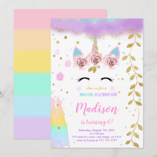 Unicorn Invitation