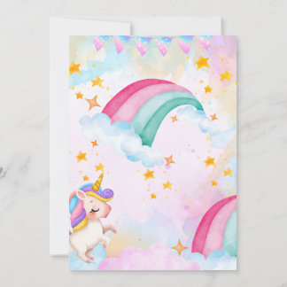 unicorn  invitation
