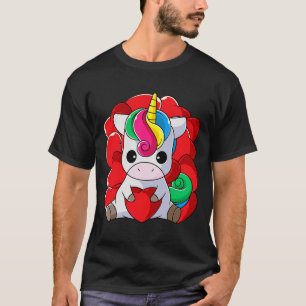 Unicorn is my Valentine Cute Valentines Day Gift H T-Shirt
