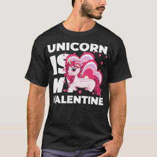 Unicorn is my valentine Design T-Shirt
